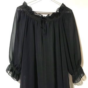 H&M Sheer Chiffon Blouse